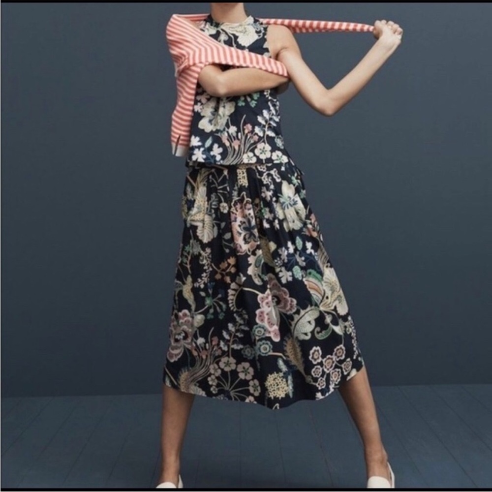 2 piece set - J.Crew Liberty Symphony Floral print top & skirt